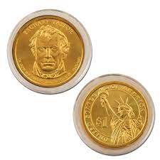 We do not resell coins that were purchased in bulk bags! 2009 Zachary Taylor Presidential Dollar Gold Philadelphia