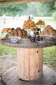30 Perfect Ideas For A Rustic Wedding Rustic Wedding Desserts Wedding Dessert Table Wedding Donuts