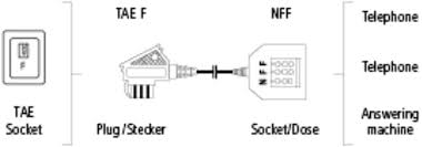 Telefon diy haus wohnen steckdose elektrik. Hama 00044830 Telefonadapter Schwarz Amazon De Elektronik