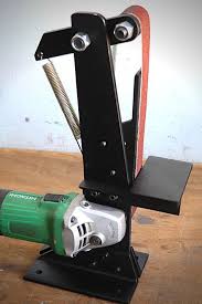 Make A Angle Grinder Belt Sander Attachment Angle Grinder Attachment In 2020 Belt Sander Angle Grinder Diy Belt Sander