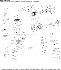 Kohler Ch18 62630 Monarch Pump 18 Hp 13 4 Kw Parts Diagram For Air Intake Group 10 24 119 Ch18 750