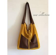 Genuine Leather Borse In Pelle Made In Italy купить Borsa Pelle Gialla Borsa Pelle Senape Scamosciata Con Tasca Etsy Bags Suede Leather Handbag Wallet