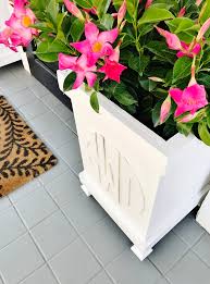 The width of the windows determines the final length of the planter. Diy Monogram Planter Box With Wood Monogram Thistlewood Farm