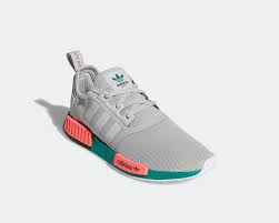 Adidas Nmd R1 Grey Teal Signal Coral Shoes Fx4353 Sepsport