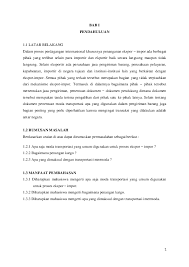 Check spelling or type a new query. Doc Manajemen Transportasi Ekspor Impor Dan Penanganan Kargo Della Andini Academia Edu