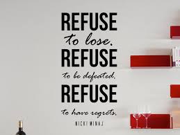 Nicki Minaj Quote Inspirational Wall Decal Typography Home Decor Positive Quotes For Life Nicki Minaj Quotes Inspirational Quotes