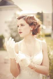 Hairstyles for medium length hair. 1920s Travel Inspired Shoot Ruffled Bridesmaid Hair Makeup Short Bridal Hair Short Wedding Hair