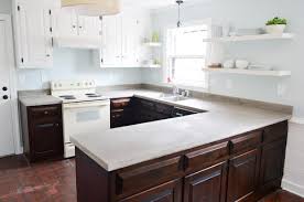 Nov 27, 2019 · 4033 rugged concrete caesarstone quartz is a stunning gray countertop that will look magnificent paired with white cabinetry. Trying Our Hand At Diy Ardex Concrete Counters Young House Love