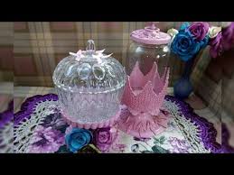 من حجات بسيطة كنت هرميها عملت كاندى جار تركى تحفة بيها candy jar اعادة تدوير idy اعمال يدوية youtube craft projects crafts projects to try