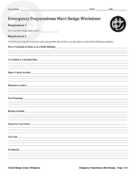 Bsa discourages use of unofficial merit badge worksheets from emergency preparedness merit badge worksheet, source:blog.scoutingmagazine.org. Fillable Online Mbcenter Emergency Preparedness Merit Badge Worksheet Mbcenter Fax Email Print Pdffiller