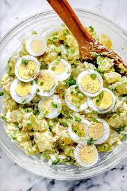Always salt your potato salad after mixing with the dressing. How To Make The Best Potato Salad Recipe Foodiecrush Com