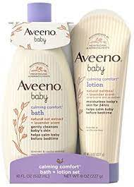 Helps calm baby before bedtime. Aveeno Baby Calming Comfort Bath Lotion Set Baby Skin Care Products With Natural Oat Extract Lavender Vanilla 2 Items Price In Uae Amazon Uae Kanbkam