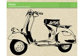 Download Vespa Svg Vector Graphic By Crafteroks Creative Fabrica Svg Clip Art Vespa PSD Mockup Templates