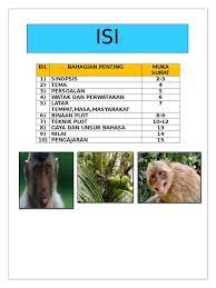 Tingkatan 3 bahasa melayu pt3 komsas drama tenang tenang air di tasik plot dan teknik plot. Novel Chot Tingkatan 3 Docx