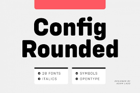 Smart technology companies are learning to humanize their brand with some alternative looks, besides just. Config Rounded Font Family 150514 Regular Font Bundles In 2020 Round Font Friends Font Font Family