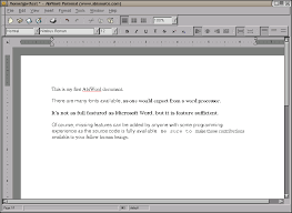 A word processor (wp) is a device or computer program that provides for input, editing, formatting, and output of text, often with some additional features. Abiword Word Processor