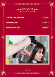 I want to get my hair like this in the picture. Hair Color Rate Card Jawed Habib Salon Hazratganj