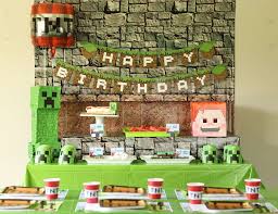 Whenever you're prepping for a birthday party, you're going to want to add some decorations to your home to make sure everyone is feeling the celebration. Minecraft Birthday Minecraft Birthday Bash Catch My Party