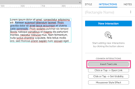 Click the rich text module to place your cursor in the location where you want to insert the anchor. Text Links Axure Docs