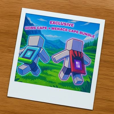 Minecraft Home + Menace cape
