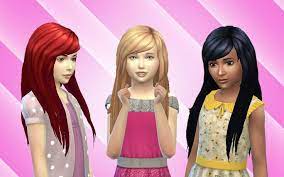Mystufforigin Cute Hair For Girls Sims 4 Hairs Sims 4 Children Sims 4 Sims 4 Toddler