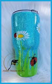 Cup of water inspirational designs, illustrations, and graphic elements from the world's best designers. Daisy And Ladybug Tumbler Etsy Glitter Tumbler Cups Tumbler Designs Yeti Cup Designs