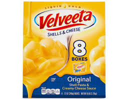 Cooking the noodles in the broth enriches both the noodles' flavor and the soup itself, which thickens slightly from the released starches. Kraft Velveeta Shells Cheese 8 X 12 Oz Original Boxed