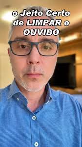 O jeito certo de limpar o ouvido. #cotonete #otorrino