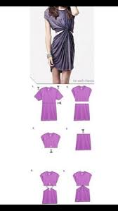 Turn Oversized T Shirt Into A Dress Kleidung Kleidung Selbermachen Kleidung Diy