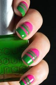 Hot pink and black with polkadots #nails #nailart | black. Top 50 Gel Nails Ideas Of 2020 To Try Them Beauty Home In 2021 Green Nail Art Green Nail Designs Neon Green Nails