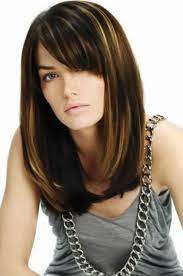 Caramel Coated Medium Length Hair Side Swept Bangs Caramel Highlights Trend 2014 Summer Longhairstylesmag Com Hair Styles Long Hair Styles Long Bob Hairstyles
