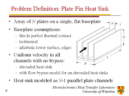 problem definition: plate fin heat sink
