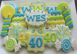 40th Birthday Cookie Cake Ideas 40th Birthday Custom Decorated Sugar Cookies By Dolcedesserts 60 00 With Images Sugar Cookies Decorated Birthday Candle Cookies Birthday Cookies