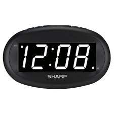 Rating 3.500006 out of 5. Sharp Large Display Digital Alarm Clock Target