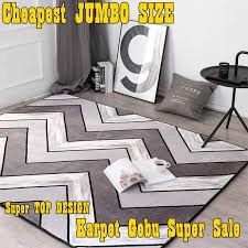 Bahkan karpet yang anda beli akan terkesan mengganggu dan membuat ruangan tersebut menjadi kurang menawan dan malah mengganggu terhadap fungsi dari ruangan itu sendiri. Xxxl Size Karpet Gebu Baldu Tebal Corak Timbul 5d Carpet 1800 X 2600 X 20mm Shopee Malaysia