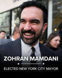 Democrat Zohran Mamdani has been elected the next Mayor of New York City,  defeating former Governor Andrew Cuomo and Republican nominee Curtis Sliwa.  His victory has sparked swift reactions online, particularly among