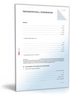 Wann sie die kaution ähnliches gilt für die anwesenheit des hauptmieters / der hauptmieter. Protokolle Muster Vorlagen Zum Download