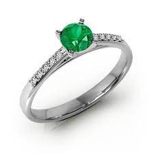 Just Look At This Tender Love Ring This Is Why I Love Gemify White Gold Emerald Ring Emerald Ring Gold Love Ring