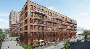 Ensjø har i flere år vært i stor endring fra å være en bydel dominert av bilforhandlere til å bli et knutepunkt med inntil 7000 nye boliger. Skanska Starter Byggingen Av 161 Miljovennlige Boliger Pa Ensjo I Oslo Skanska Norge