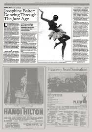 Dance marathons, continuing from the 1920s, now became a hopeful step up for financially struggling dancers in the early 1930s. Dance View Joesphine Baker Dancing Through The Jazz Age The New York Times