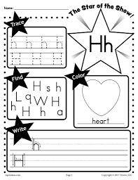 Letter H Worksheet Tracing Coloring Writing More In 2020 Letter B Worksheets Tracing Worksheets Preschool Letter S Worksheets