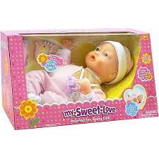 My Sweet Love Interactive Baby Doll Walmart Com Interactive Baby Dolls Baby Dolls Baby Sounds
