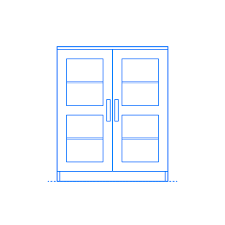 The glass cabinet doors are becoming the latest choice when it comes to replacing or fitting the cabinets, drawers or boxes with new fronts. Ikea Besta Storage Combination Tall 6 Door Glass Middle Dimensions Drawings Dimensions Com