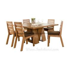 Meja Makan Minimalis Kayu Jati Ik 08 Dengan Gambar Meja Makan Kursi Makan Interior