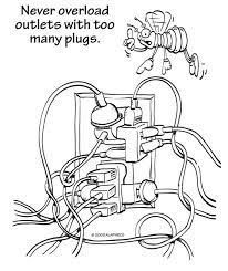 Electricity colouring pages free colouring pages. Electrical Safety Coloring Pages Electrical Safety Electricity Coloring Pages