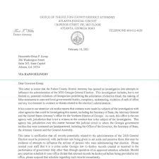 Start studying police report writing. The Fulton County District Attorney S Letter The New York Times