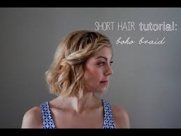 Latest short hairstyle trends and ideas to inspire your next hair salon visit in 2021. Short Hair Tutorial Boho Braids Youtube