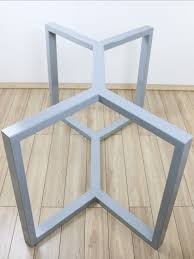 Steel Dining Table Frame Metal Table Base Kitchen Table Leg Etsy In 2020 Metal Table Base Steel Dining Table Industrial Style Table