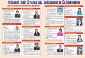 Kết quả bầu cử đại biểu quốc hội khóa xv và đại biểu hđnd các cấp nhiệm kỳ. Chan Dung 13 á»©ng Cá»­ Vien Ä'áº¡i Biá»ƒu Quá»'c Há»™i Khoa Xv Cá»§a Tá»‰nh Binh Ä'á»‹nh