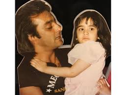 She took to instagram on thursday, and shared two photographs. Sanjay Dutt Trishala Dutt Throwback Picture Sanjay Dutt S Daughter Trishala Filmibeat